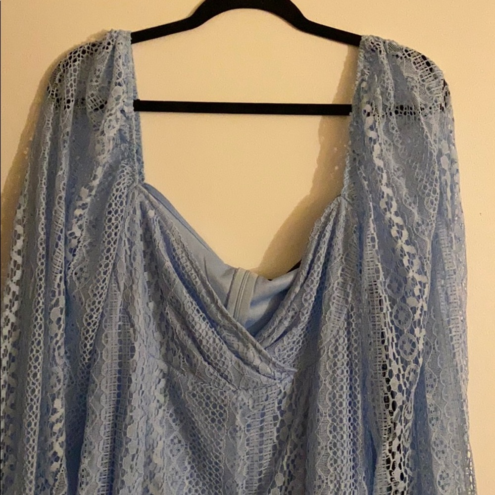 Pretty Little Thing Sky Blue Mini Dress
